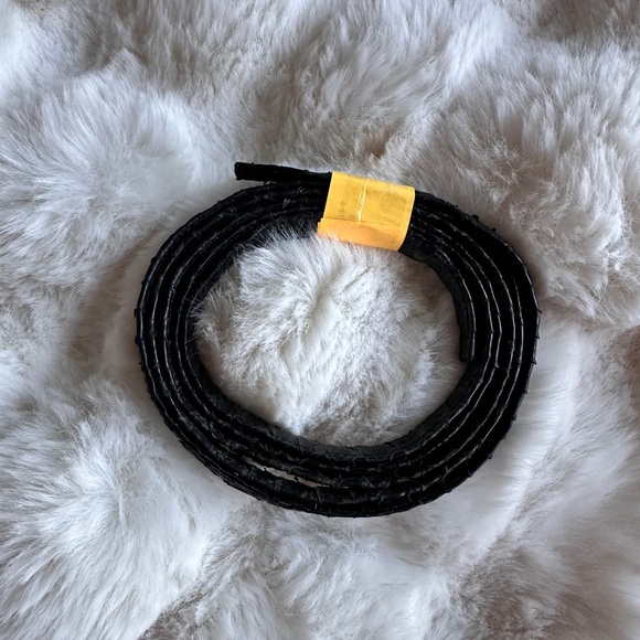 Susan Bennis Warren Edwards Genuine Calf Hair Leather Zebra Print Clutch - Picture 10 of 11